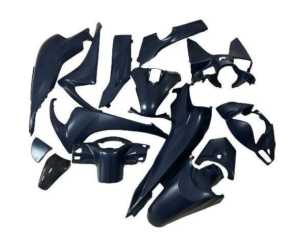 HONDA DİO KAPORTA SETİ MAT SİYAH 14 PARÇA CSR (BOYALI)