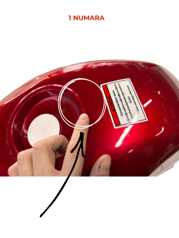 MONDİAL SUPERBOY İ 100-125 BENZİN DEPOSU KIRMIZI DEFOLU