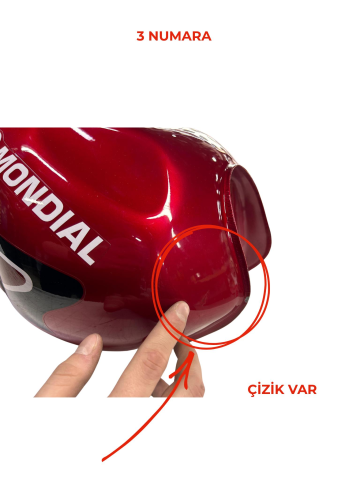 MONDİAL SUPERBOY İ 100-125 BENZİN DEPOSU KIRMIZI DEFOLU