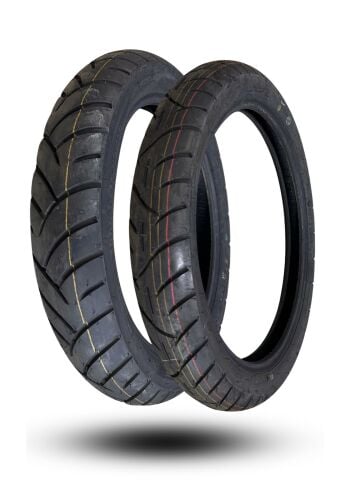 TVS RAIDER ÖN ARKA LASTİK TAKIMI (100/90-17 - 80/100-17)(TVS ORJİNAL)