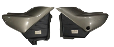 YAMAHA YBR 2004-2009 SAĞ SOL AKÜ KAPAKLARI FÜME-GRİ ETİKETSİZ İTHAL