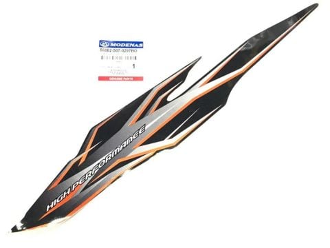 MODENAS GT135 SELE ALTI ETİKET TURUNCU SOL ORJİNAL