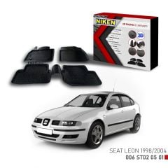 Seat Leon 1998-2004 için Uyumlu 3D Paspas