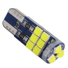 Dekoratif Led Ampul T10-18Smd 3030Canbus 12V Çift Beyaz/ Laam867