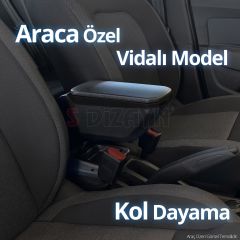 S-Dizayn Seat Arona Kol Dayama Kolçak ABS Vidalı Siyah 2017 Üzeri A+ Kalite