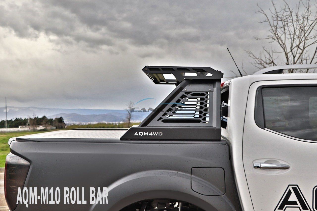 Mitsubishi L200 Uyumlu Sepetli Rollbar (Yeni Nesil Sepetli Roll Bar Aqm-M10)