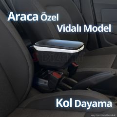 S-Dizayn Seat Ibiza ABS Vidalı Kol Dayama Kolçak Gri 2017 Üzeri A+Kalite