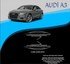 Audi A3 Uyumlu Sedan Krom Cam Çerçevesi 10 Parça 	A3 8V (2012-2019)