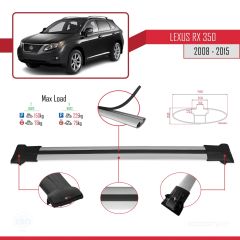 Lexus RX350 - RX350-2 2008-2015 Arası ile uyumlu FLY Model Ara Atkı Tavan Barı GRİ