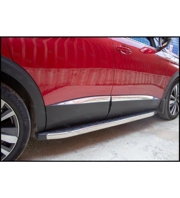 Peugeot 3008 Uyumlu Yan Kapı Çıtası -2016 Paslanmaz Çelik Parça