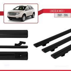 Lincoln MKX 2007-2015 Arası ile uyumlu Basic Model Ara Atkı Tavan Barı SİYAH 3 ADET