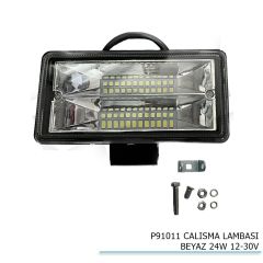 Çalışma Lambası Uyumlu Beyaz 24W 12-30V Parça