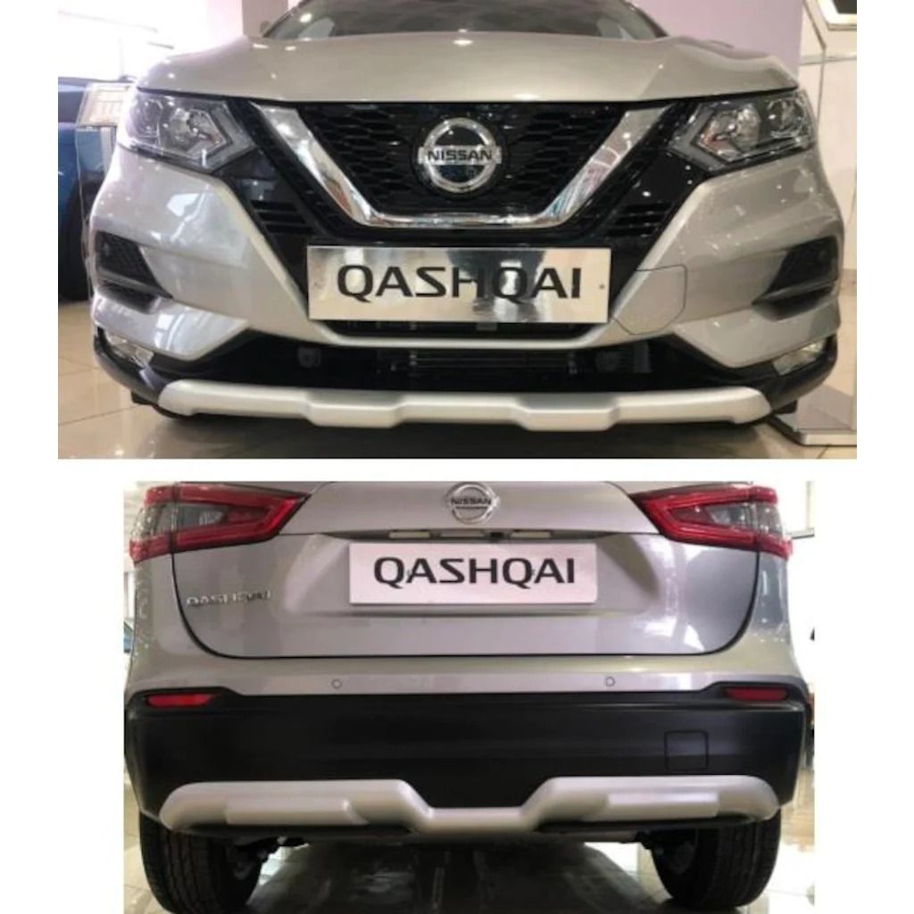 Nissan Qashqai Uyumlu -2018 Ön Difüzör & Arka Difüzör (Fiber)