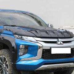 Mitsubishi L200 Kaput Koruma Rüzgarlığı 4mm Abs Akrilik 3 Parça 2019-