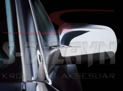Volkswagen Bora Uyumlu ABS Krom Ayna Kapağı 2 Parça 1998-2004