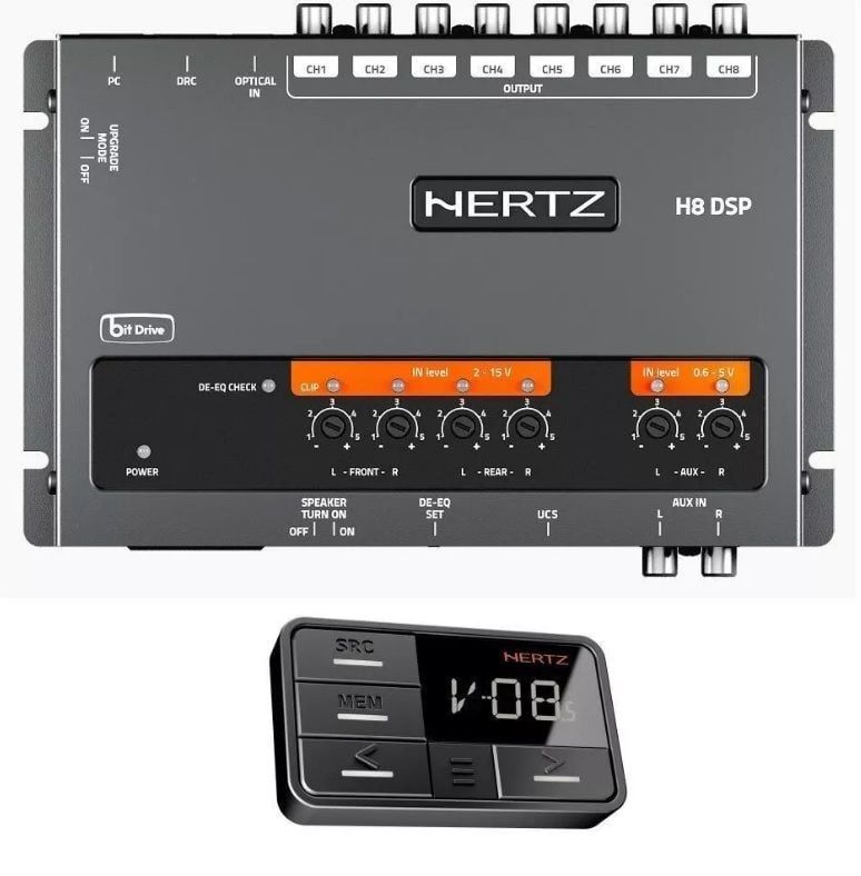 Hertz H8 Uyumlu Dsp 8 Kanal İşlemci