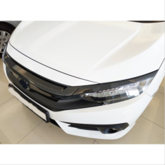 Honda Civic Uyumlu Fc5 2016-2020 Ön Panjur Kaplama Karbon