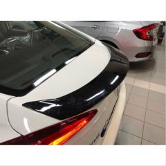 Honda Civic Uyumlu Fc5 2016-2020 Oval Spoiler (Boyasız)