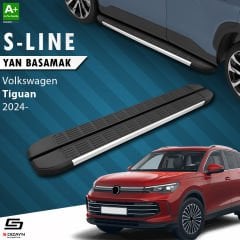 S-Dizayn VW Tiguan 3 S-Line Aluminyum Yan Basamak 183 Cm 2024 Üzeri