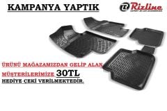 Rizline Skoda Uyumlu Süper B 3D Oto Paspas 2015 - Drs Offroad Tunıng