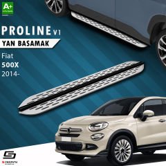 S-Dizayn Fiat 500X OEM Still Pro V1 Aluminyum Yan Basamak 173 Cm 2014 Üzeri