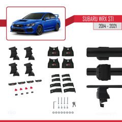 Subaru WRX STI 2014-2021 Arası ile uyumlu ACE-4 Ara Atkı Tavan Barı SİYAH