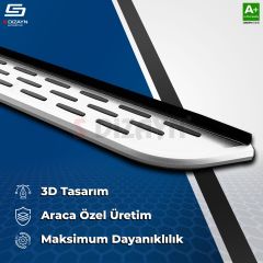 S-Dizayn Citroen C4 X OEM Still Pro V1 Aluminyum Yan Basamak 183 Cm 2022 Üzeri