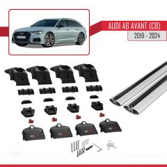 Audi A6 Avant (C8) 2019 ve Sonrası ile uyumlu ACE-2 Ara Atkı Tavan Barı GRİ