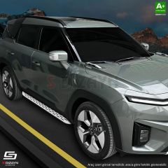 S-Dizayn Citroen C5 Aircross OEM Still Pro V1 Aluminyum Yan Basamak 193 Cm 2017 Üzeri