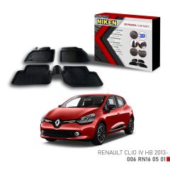 Renault Clio 4 için Uyumlu Hb -2013 3D Paspas