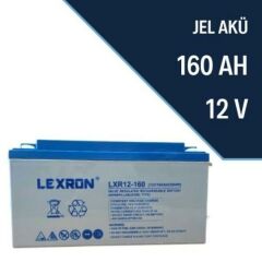 LEXRON C 12 VOLT 160 AMPER JEL AKÜ DERİN DÖNGÜ