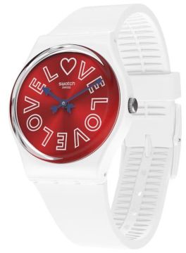 Swatch SO28W109 PUREST LOVE Kol Saati