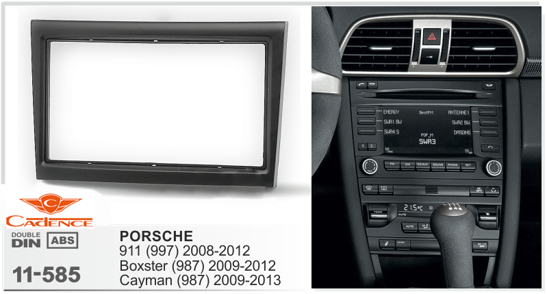 PORSCHE 911 (997) 2008-2012 Boxster (987) 2009-2012 Cayman (987) 2009-2013