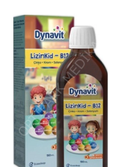 DYNAVIT LIZINKID-B12 TAKVIYE EDICI GIDA ORAL SIVI 150 ML'LIK SISE (SEFTALI AROMALI)