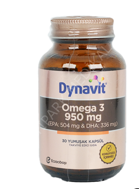 DYNAVITOMEGA3ICERENTAKVIYEEDICIGIDA950MG30KAPSULLUKAMBALAJ