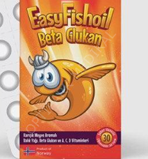 EASYVIT EASYFISHOIL BETAGLUKAN TAKVIYE EDICI GIDA CIGNENEBILIR JEL TABLET 30 ADETLIK AMBALAJ (KARISI