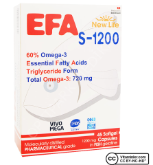 EFA S KAPSUL 1200 MG 45 KAPSULLUK AMBALAJ