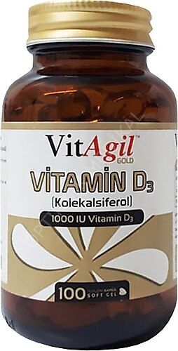 VITAGIL GOLD VITAMIN D3 KAPSUL 1000 IU 100 KAPSULLUK AMBALAJ