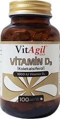 VITAGIL GOLD VITAMIN D3 KAPSUL 1000 IU 100 KAPSULLUK AMBALAJ