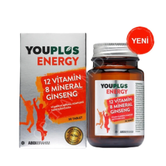 YOUPLUS ENERGY VITAMIN VE MINERAL KOMP  30 TB