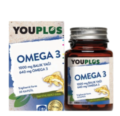 YOUPLUS OMEGA-3 30 KAPSUL