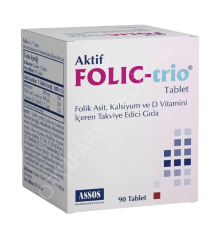 FOLIC TRIO FILM TABLET 90 FILM TABLETLIK AMBALAJ