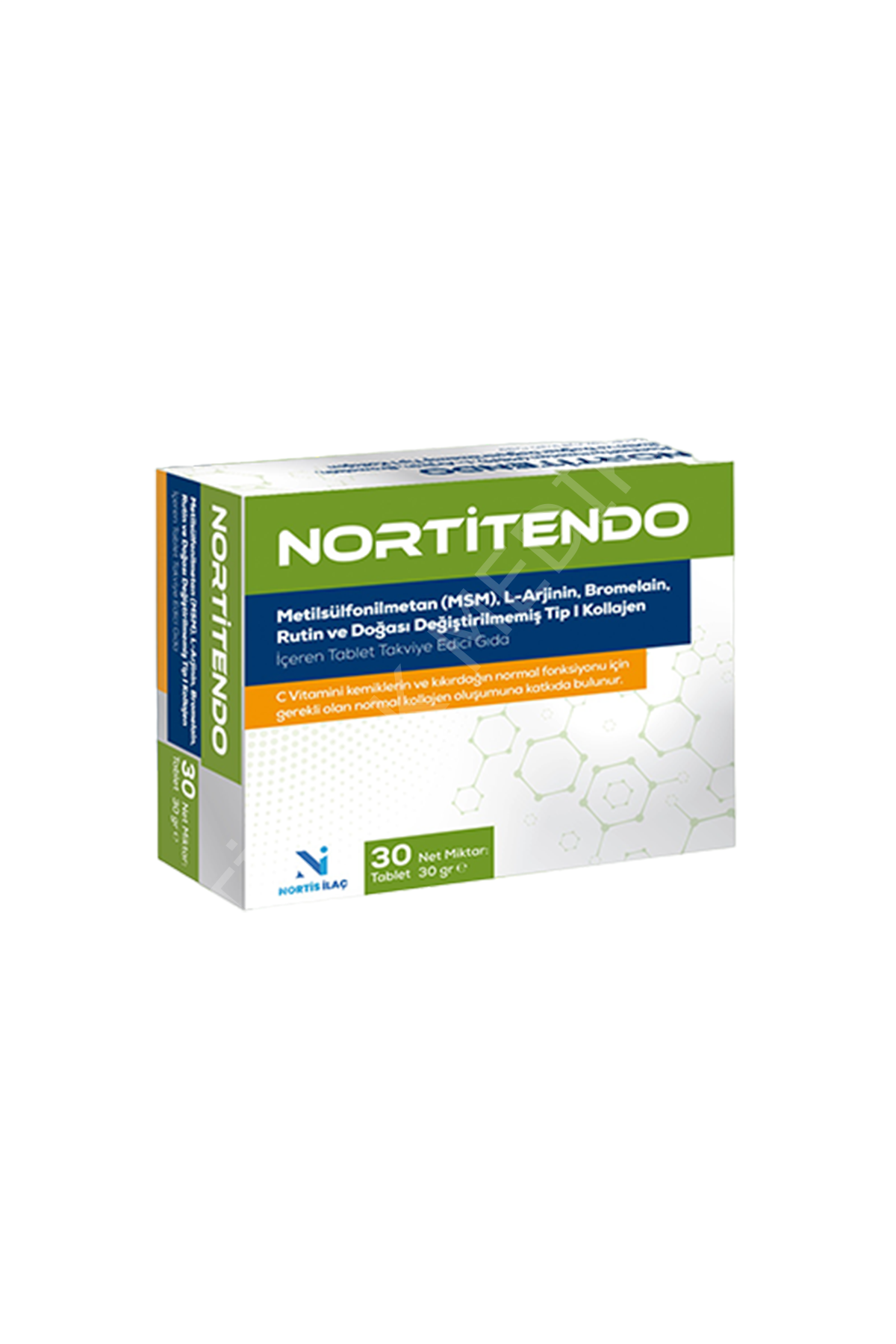 Nortitendo 30 Tablet Takviye Edici Gıda