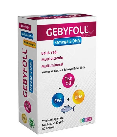 GEBYFOLL OMEGA 3 DHA 30 KAPSUL