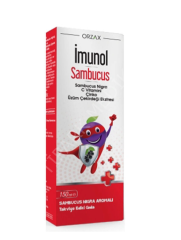 IMUNOL SAMBUCUS TAKVIYE EDICI GIDA SURUP 150 ML'LIK SISE