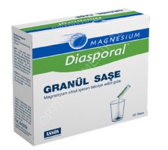 MAGNESIUM DIASPORAL GRANUL SASE 250 MG 20 SASELIK AMBALAJ