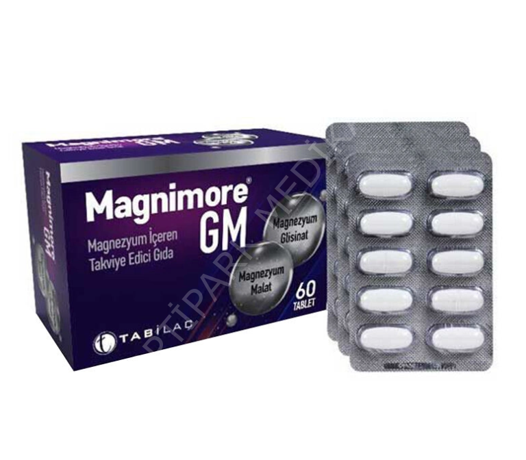MAGNİMORE GM MAGNEZYUM İÇEREN TAKVİYE EDİCİ GIDA