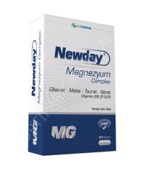 NEWDAY MAGNEZYUM COMPLEX TAKVIYE EDICI GIDA KAPSUL 60 KAPSULLUK AMBALAJ
