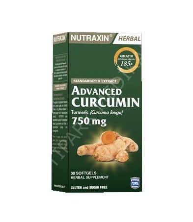 NUTRAXIN ADVANCED CURCUMIN TAKVIYE EDICI GIDA YUMUSAK KAPSUL 750 MG 30 KAPSULLUK AMBALAJ