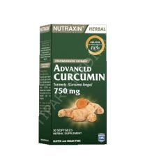NUTRAXIN ADVANCED CURCUMIN TAKVIYE EDICI GIDA YUMUSAK KAPSUL 750 MG 30 KAPSULLUK AMBALAJ